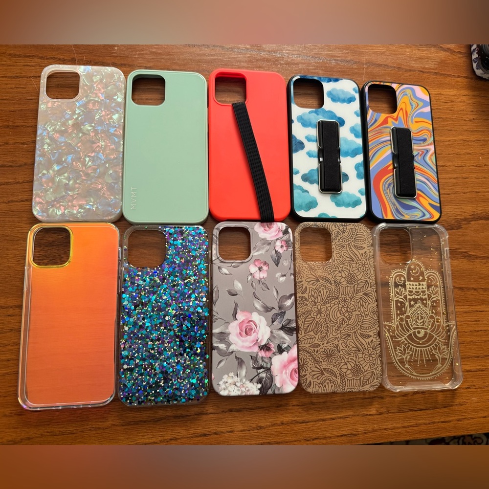 Set of 10 iPhone 12 Pro Cases